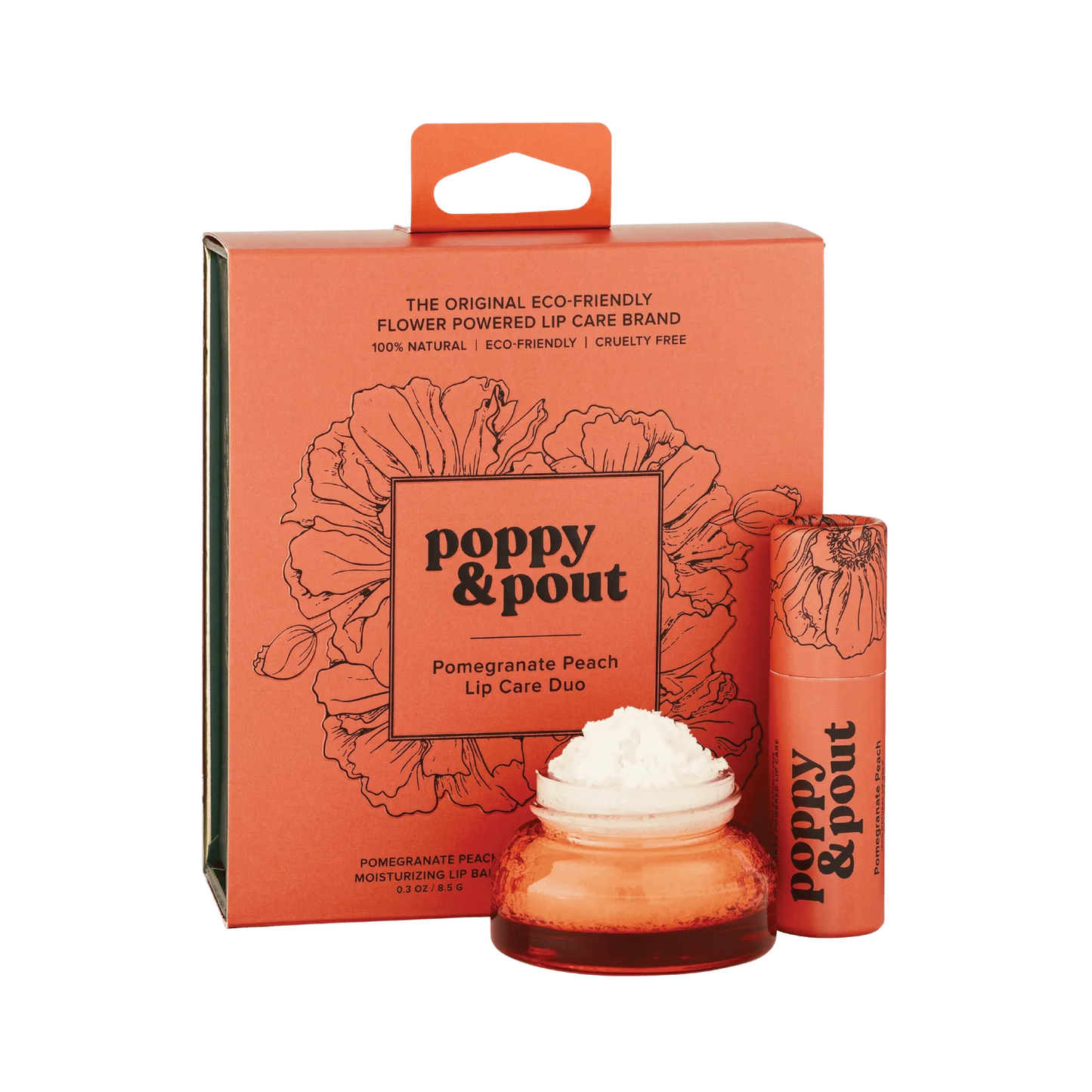 Lip Care Gift Set - Pomegranate Peach