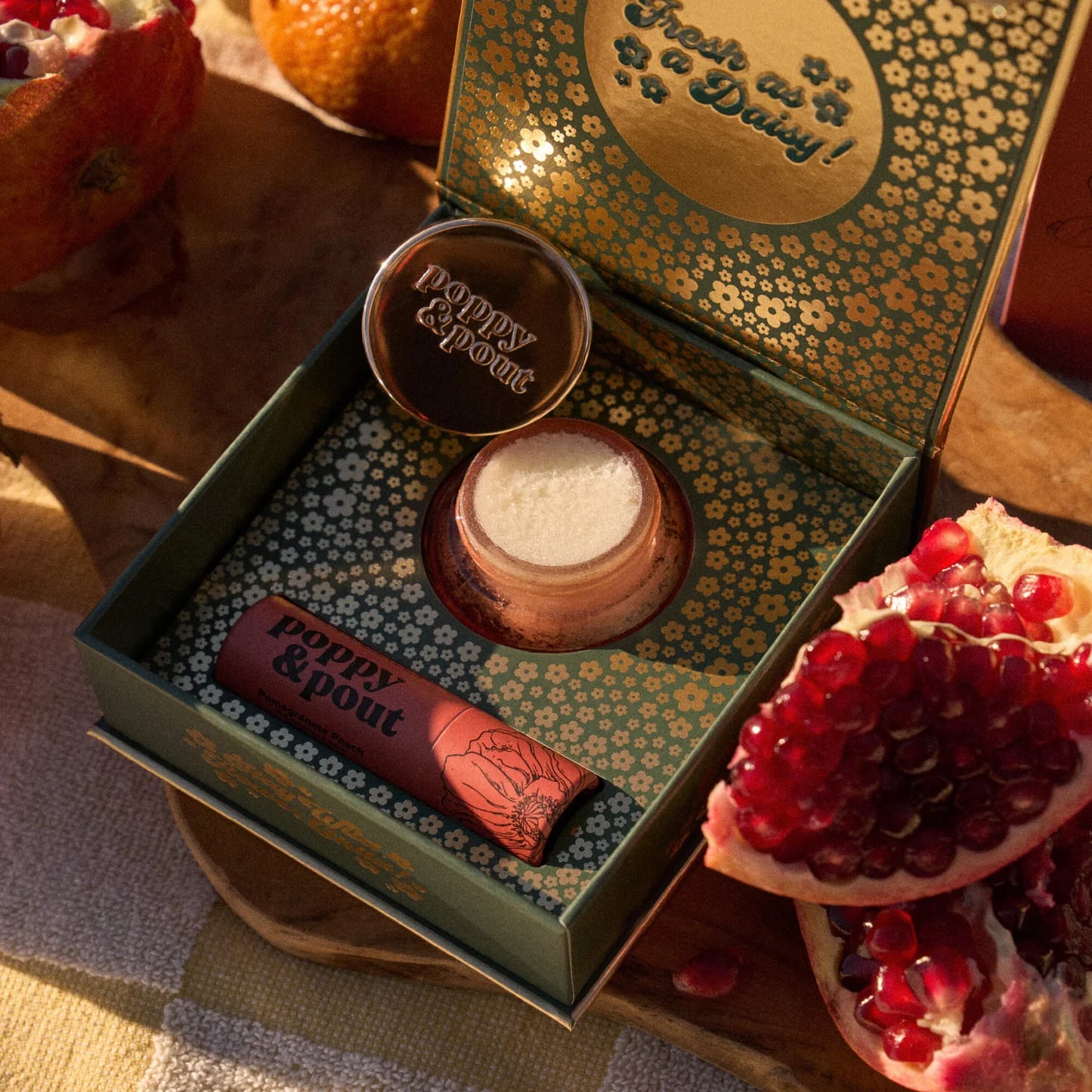 Lip Care Gift Set - Pomegranate Peach