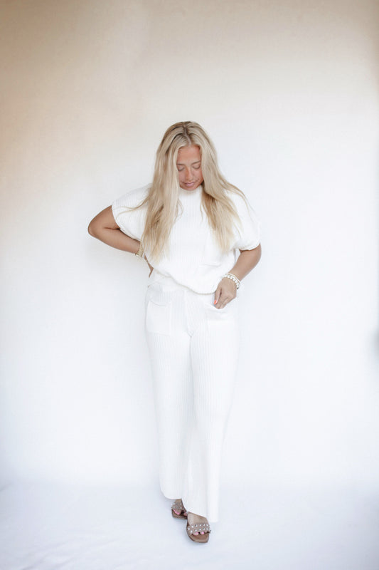 Vanilla Cream Sweater Set
