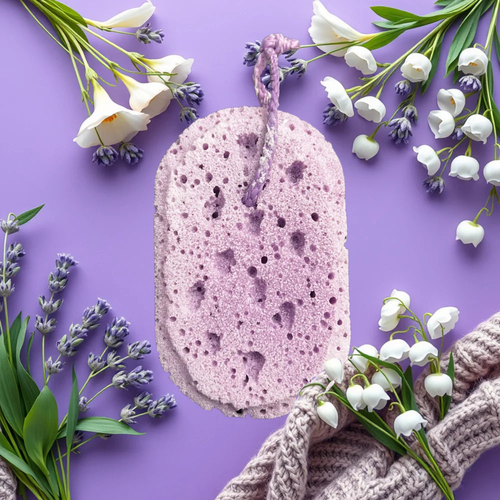 Lavender + Cashmere Soapy Scrubbie